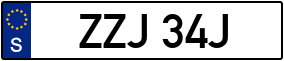 Truck License Plate